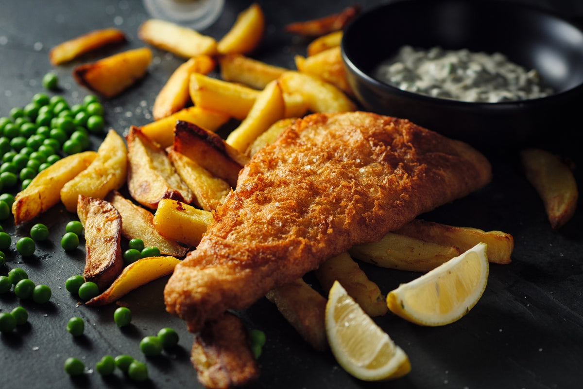 Air Fryer Fish and Chips with Pickle Aioli - Hamilton Beach UK
