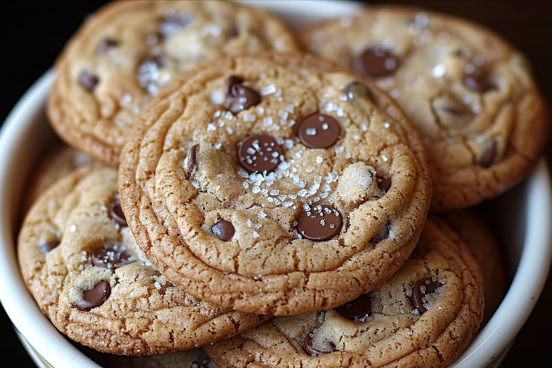 Chocolate Chunk Salted Caramel Cookies