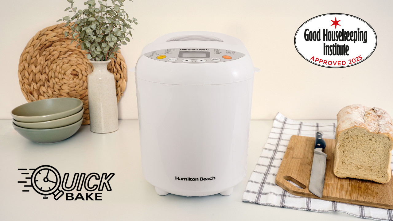 Hamilton Beach QuickBake Breadmaker: Good Housekeeping Approved 2025 – Best Breadmaker for Quick Loaves - Hamilton Beach UK
