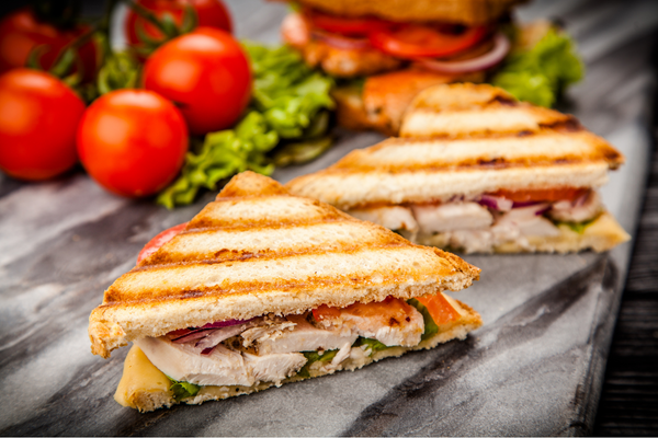 Easy Chicken Club Toasties