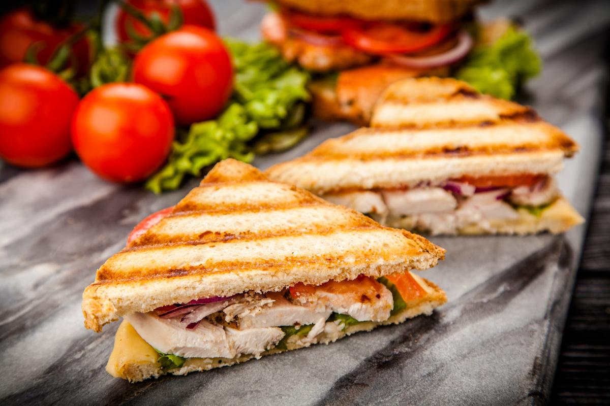Easy Chicken Club Toasties
