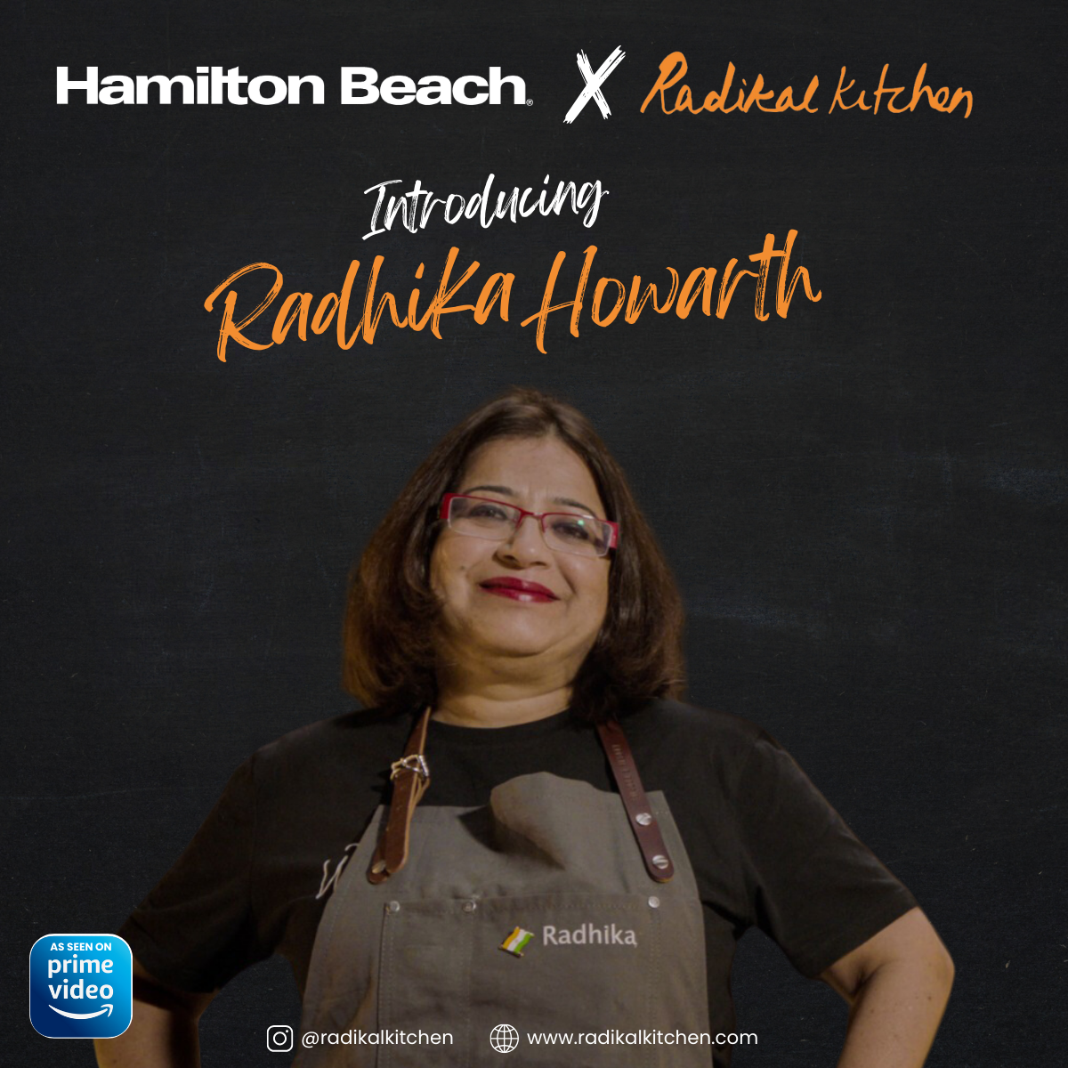 Hamilton Beach's partnership with Radhika Howarth - Hamilton Beach UK