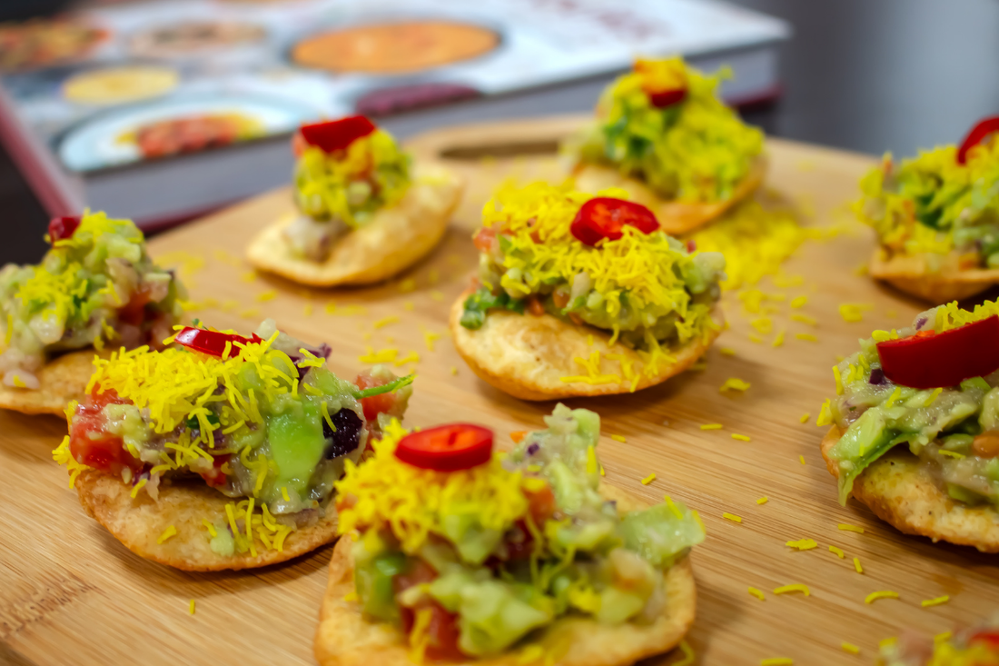 Avocado Papdi Chaat