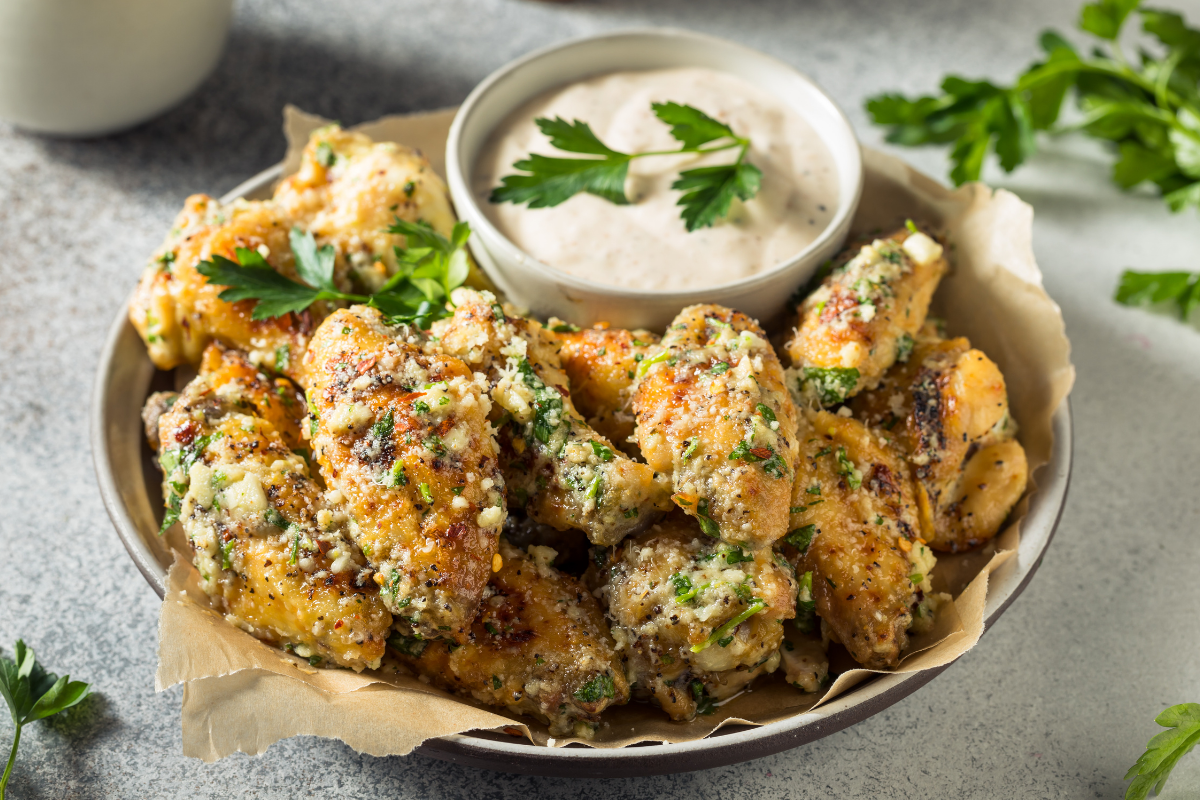 Garlic Parmesan Chicken Wings