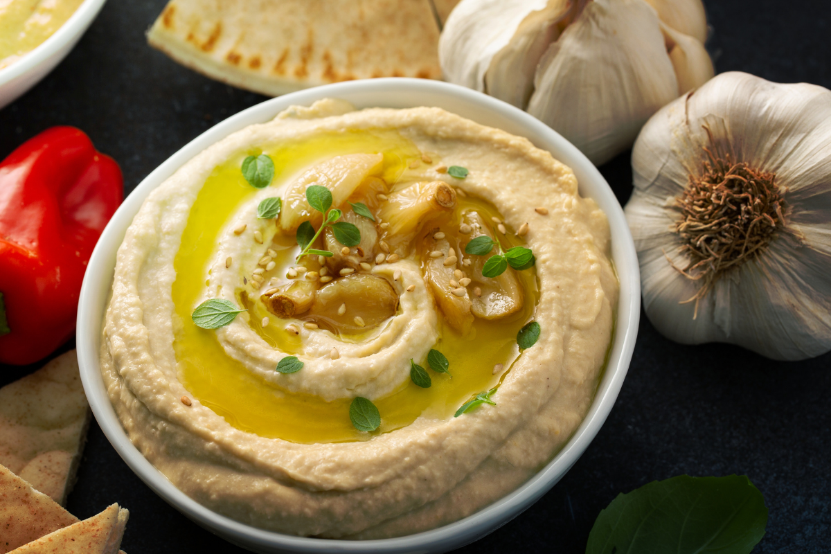 Roasted Garlic Hummus