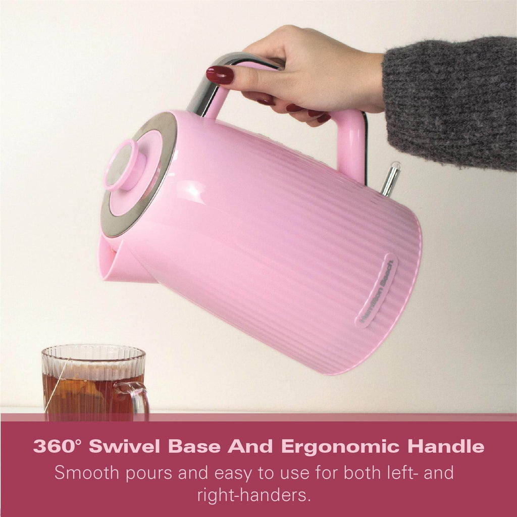 Hamilton Beach Miami 1.7L Kettle Flamingo Pink - Hamilton Beach UK