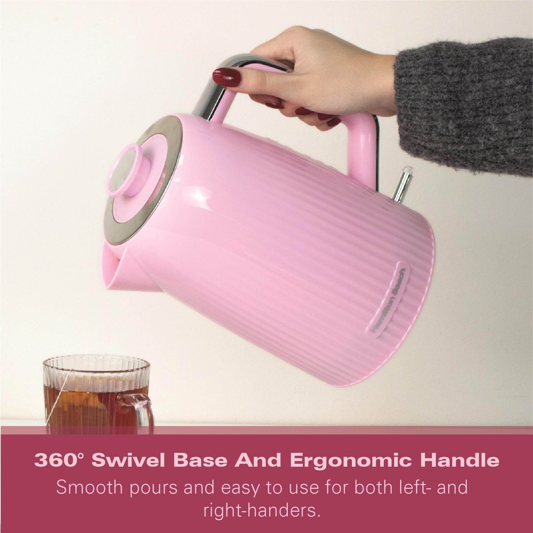 Hamilton Beach Miami 1.7L Kettle Flamingo Pink - Hamilton Beach UK