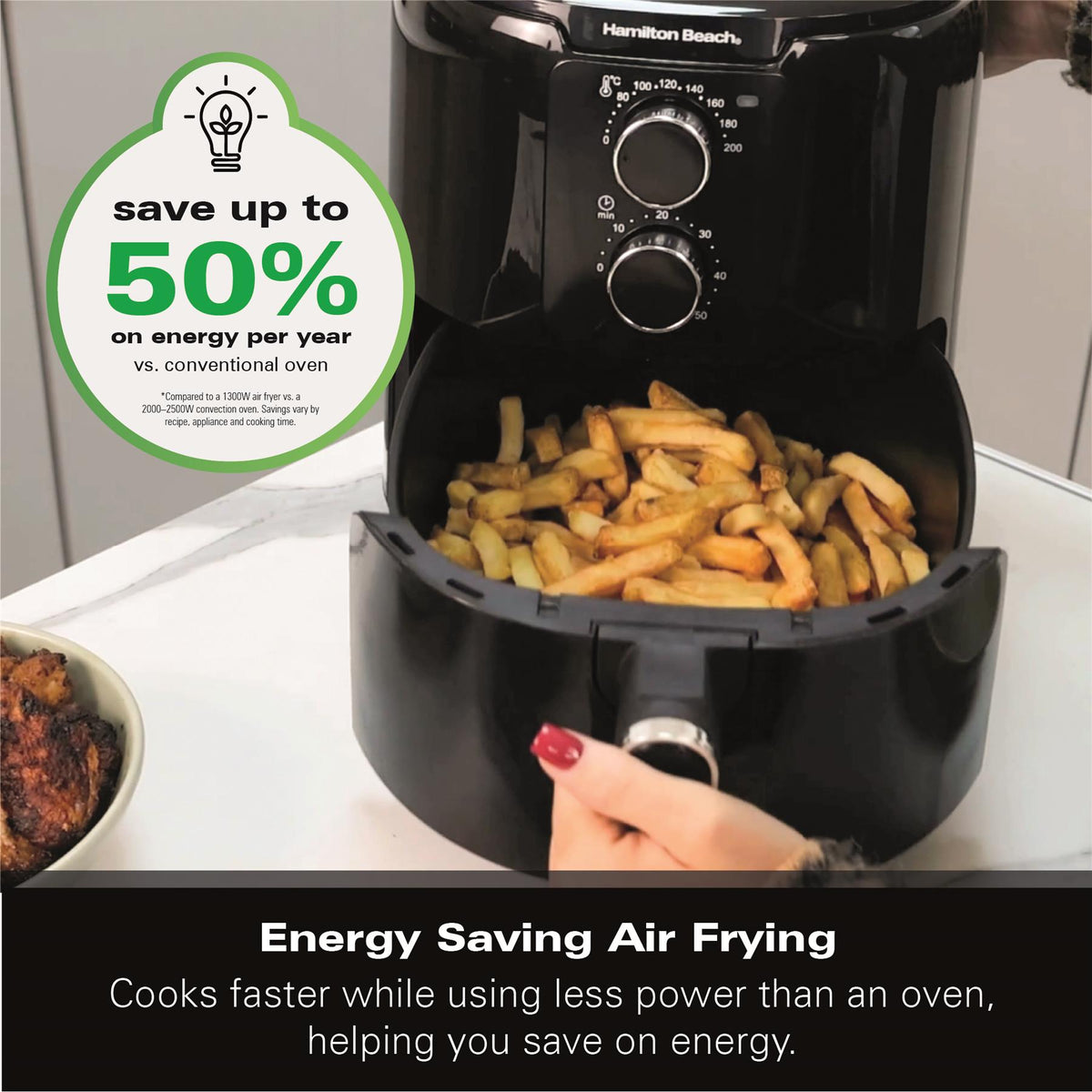 Hamilton Beach SimpliFry 4.2L Manual Air Fryer