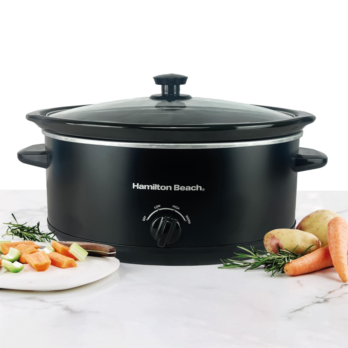 Hamilton Beach 'The Family Favourite' 6.5L Black Slow Cooker