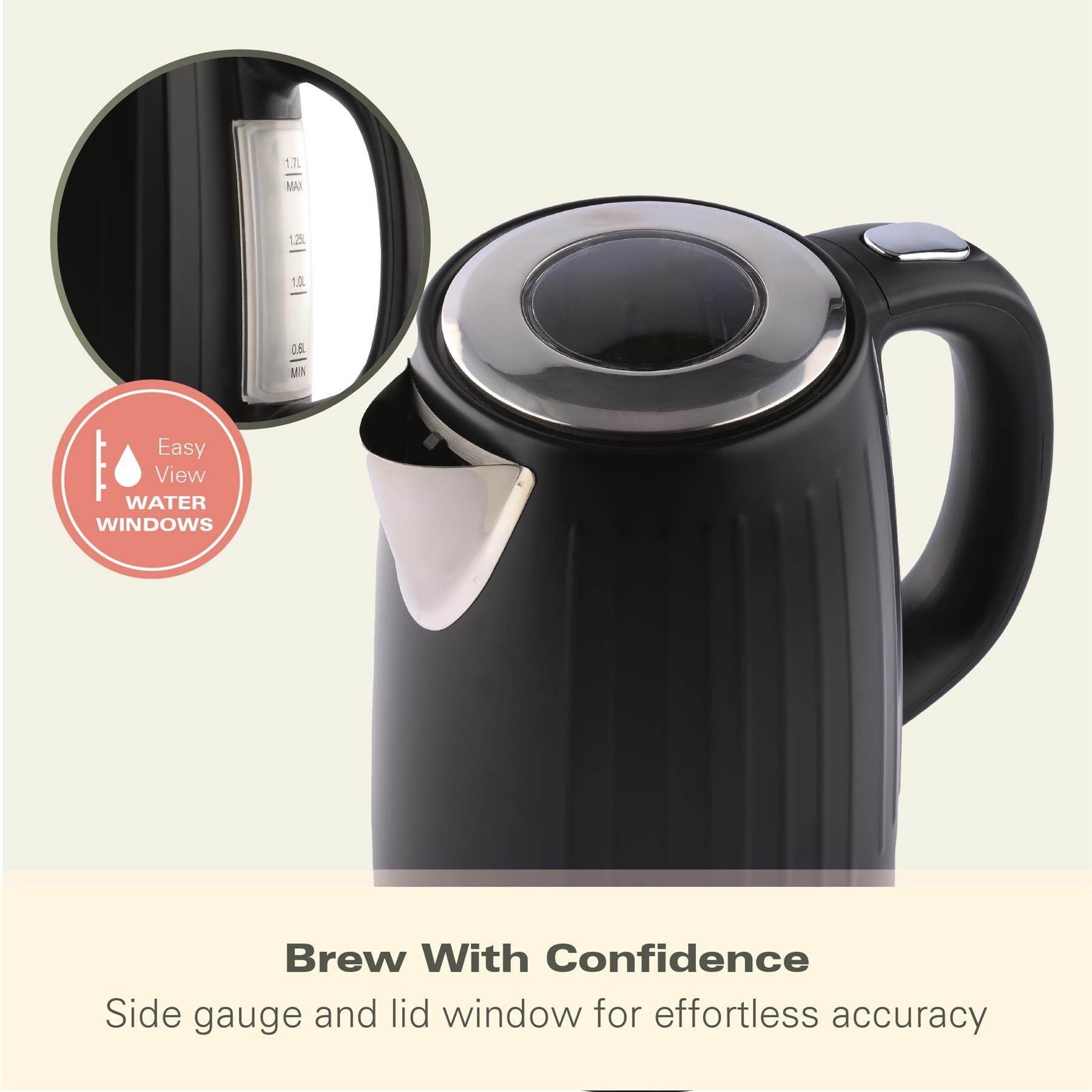 Hamilton Beach Harmony 1.7L Kettle - Espresso - Hamilton Beach UK