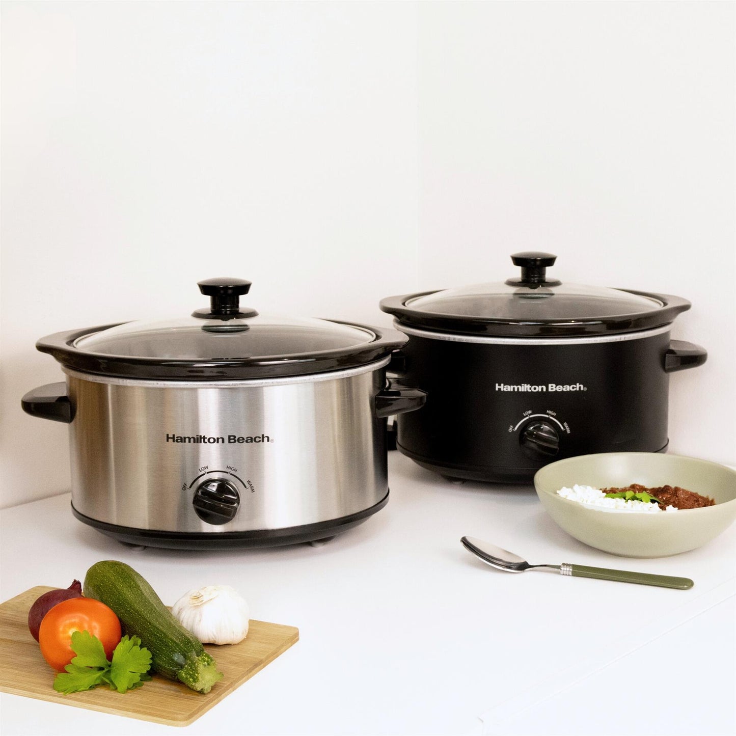 Hamilton Beach 'The Comfort Cook' 3.5L Silver Slow Cooker