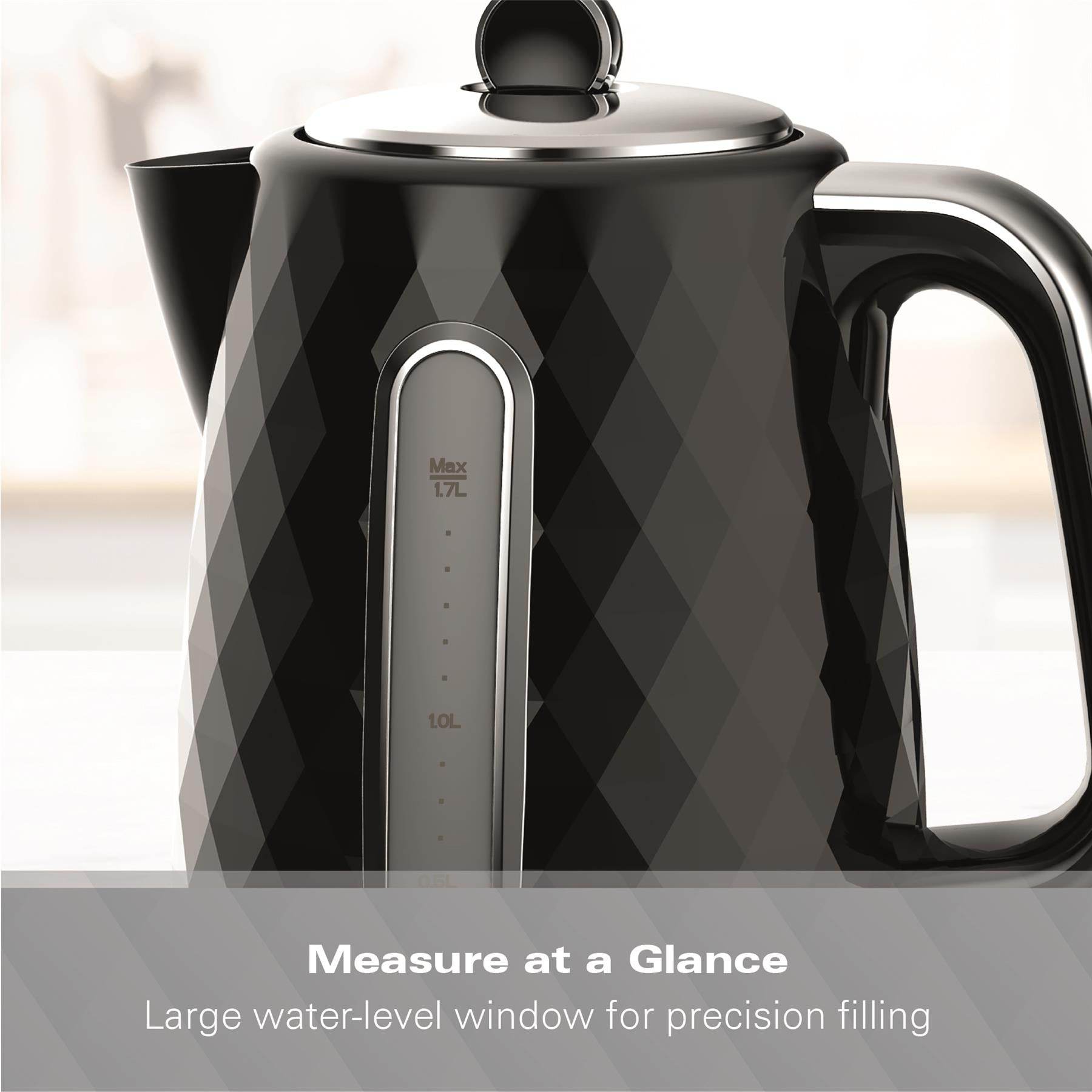 Hamilton Beach Diamond 1.7L Kettle - Black - Hamilton Beach UK