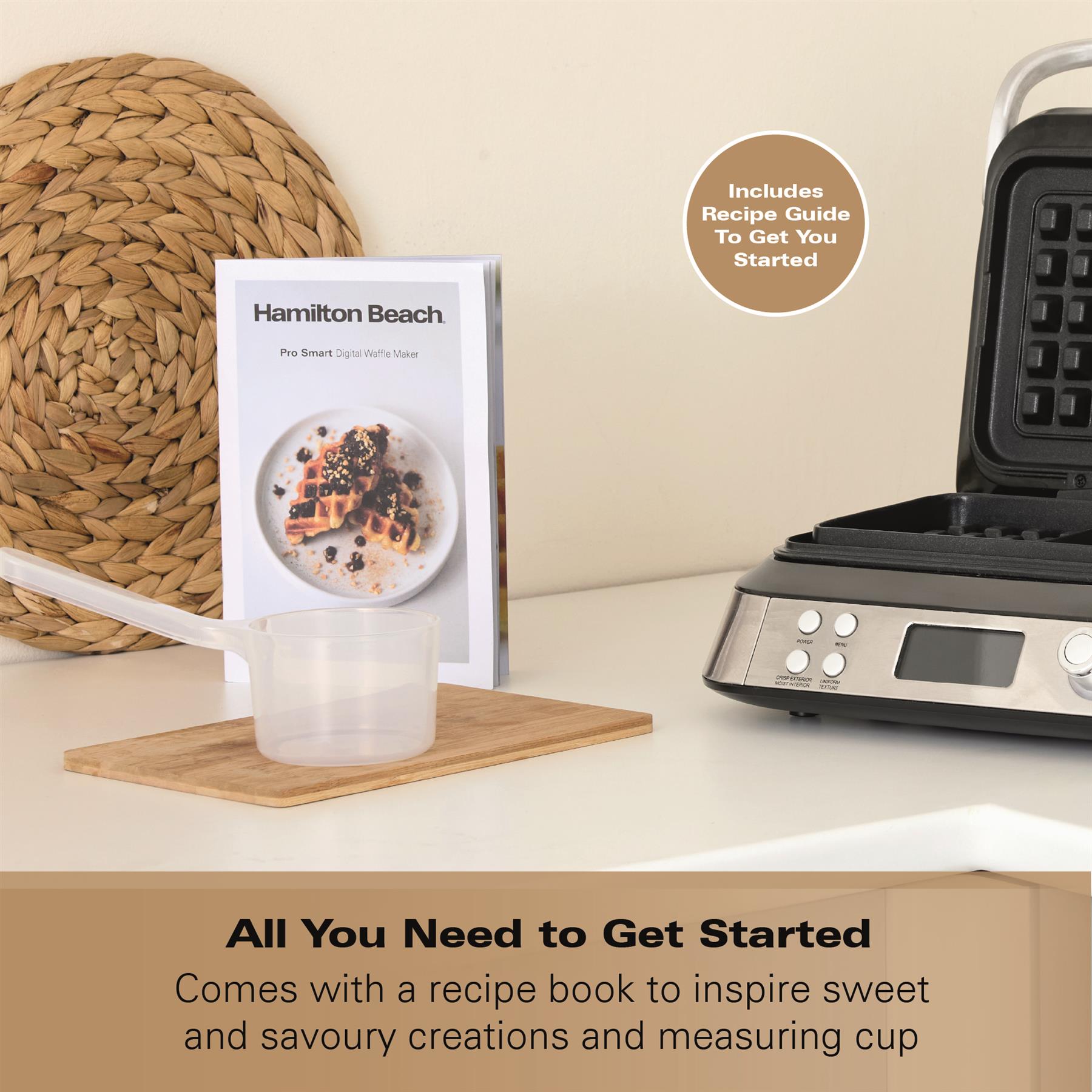 Hamilton Beach Pro Smart Waffle Maker