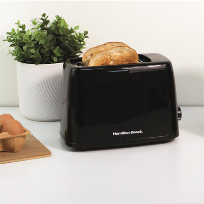 Hamilton Beach Essential 2 Slice Black Plastic Toaster