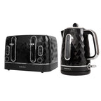 Hamilton Beach Diamond Kettle & Toaster Set Black - Hamilton Beach UK