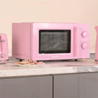 Hamilton Beach Miami Manual 800W Microwave - Flamingo Pink - Hamilton Beach UK