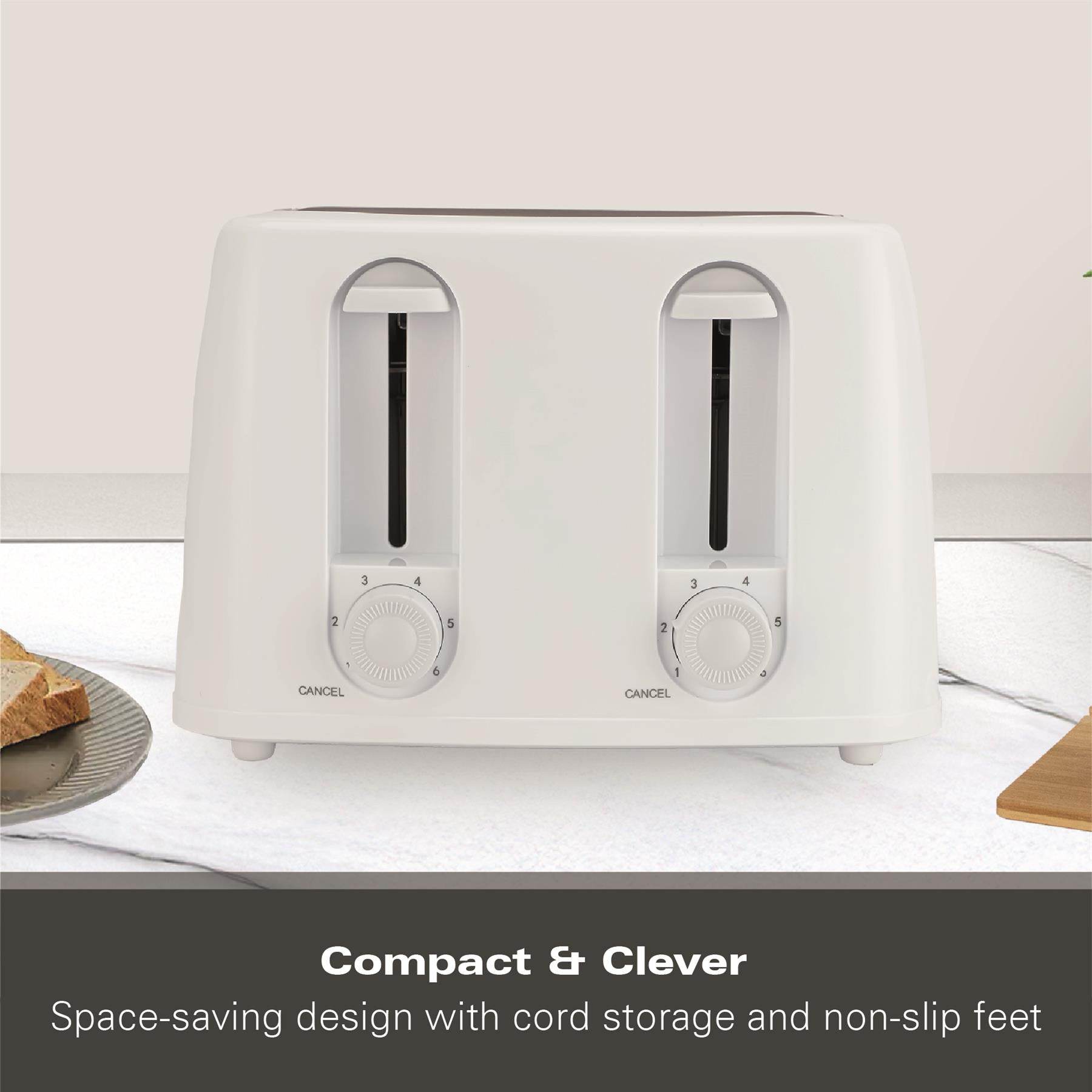 Hamilton Beach Essentials 4 Slice Toaster - White - Hamilton Beach UK