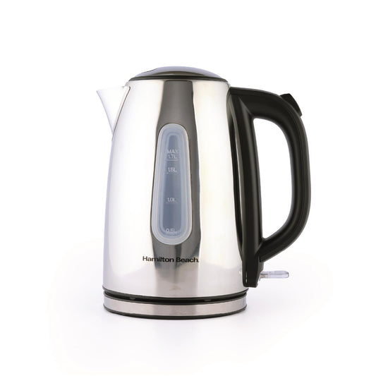 Hamilton Beach Rise Polished Kettle & 4 Slice Toaster Set