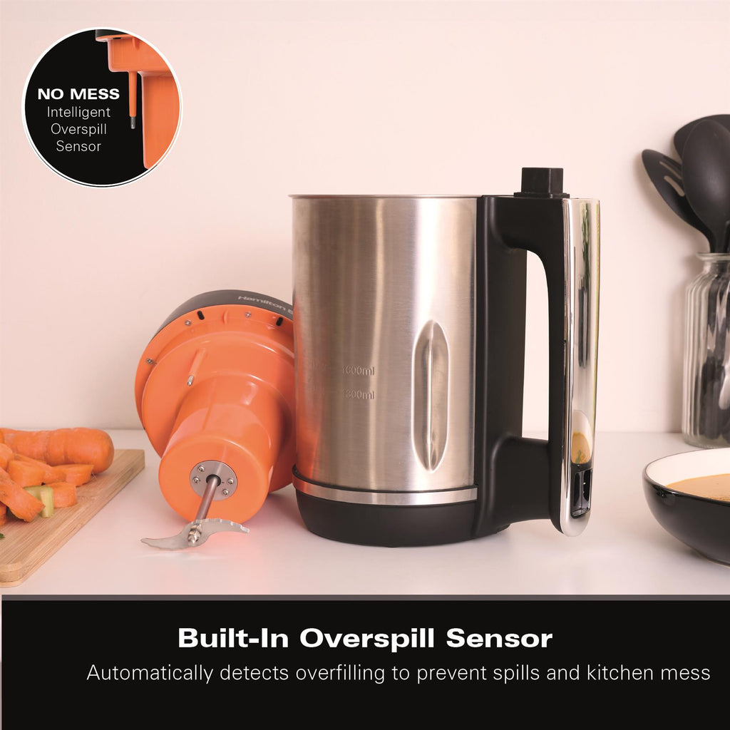 Hamilton Beach Intelligent Control Soup Maker Plus Black
