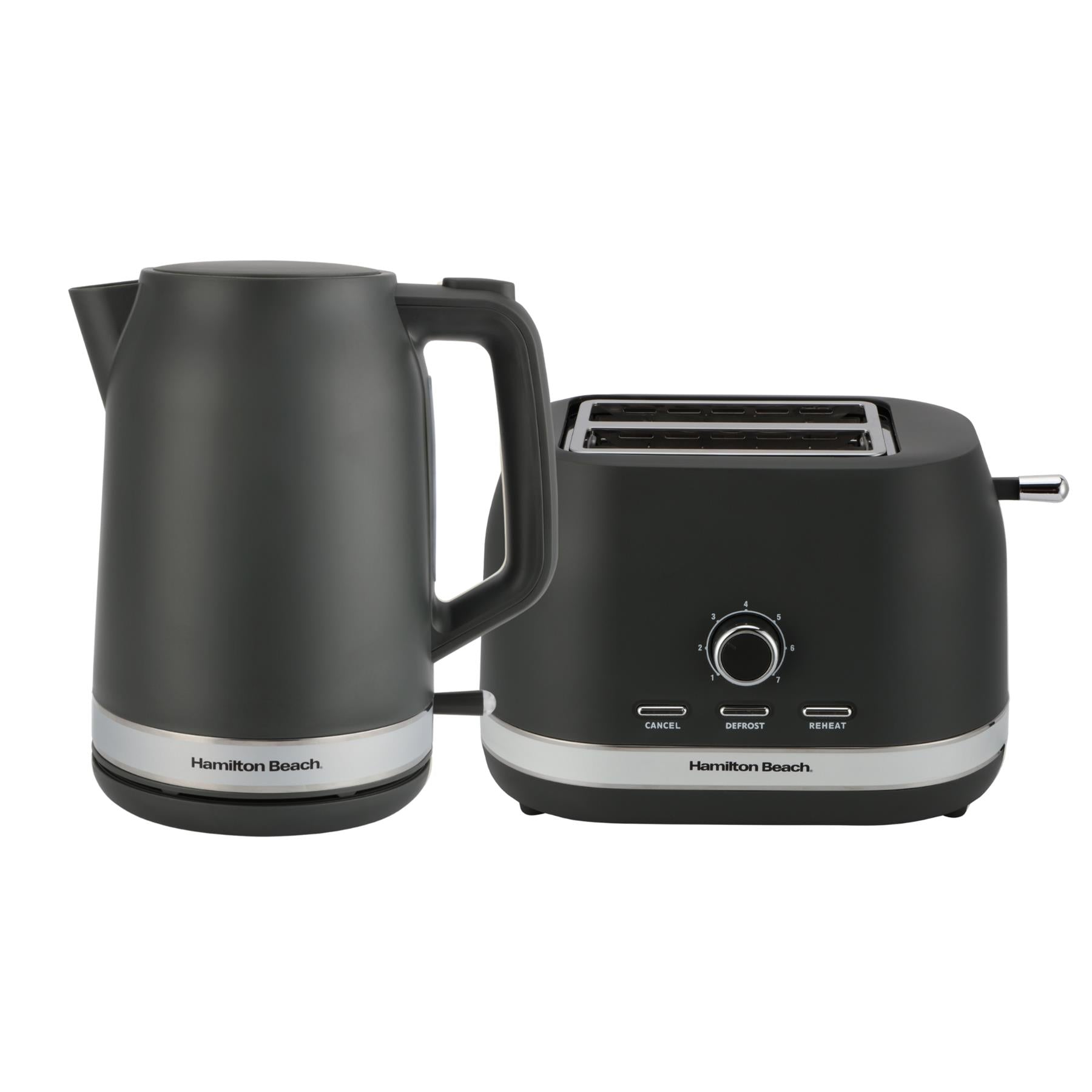 Ella Kettle & Toaster Set - Matte Charcoal