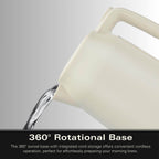 Hamilton Beach Ella 1.7L Kettle - Matte Latte - Hamilton Beach UK