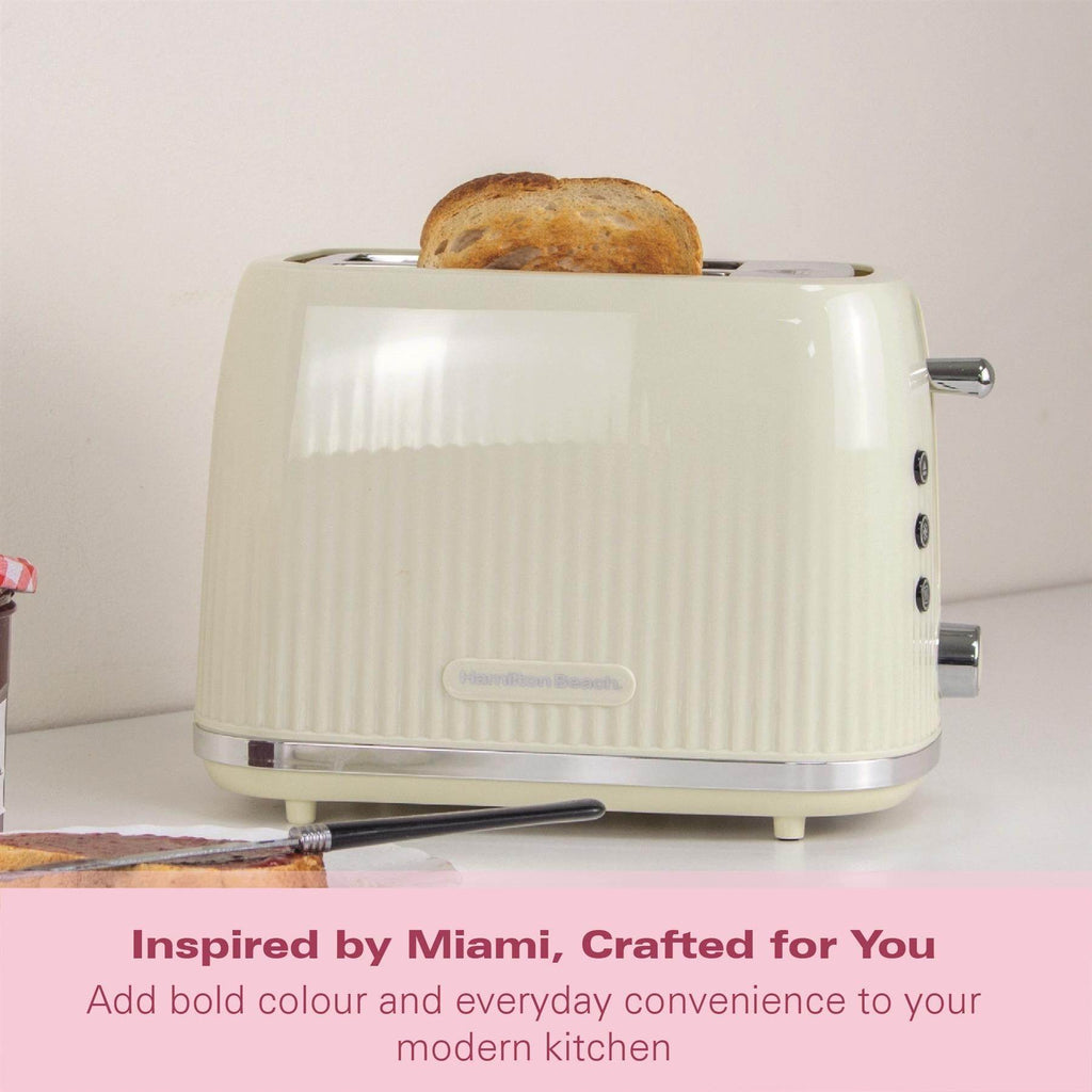 Hamilton Beach Miami 2 Slice Toaster Sand - Hamilton Beach UK