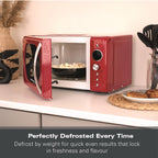 Hamilton Beach 20L Retro Red Microwave