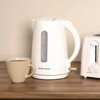 Hamilton Beach Essentials 1.7L Rapid Boil Kettle White - Hamilton Beach UK