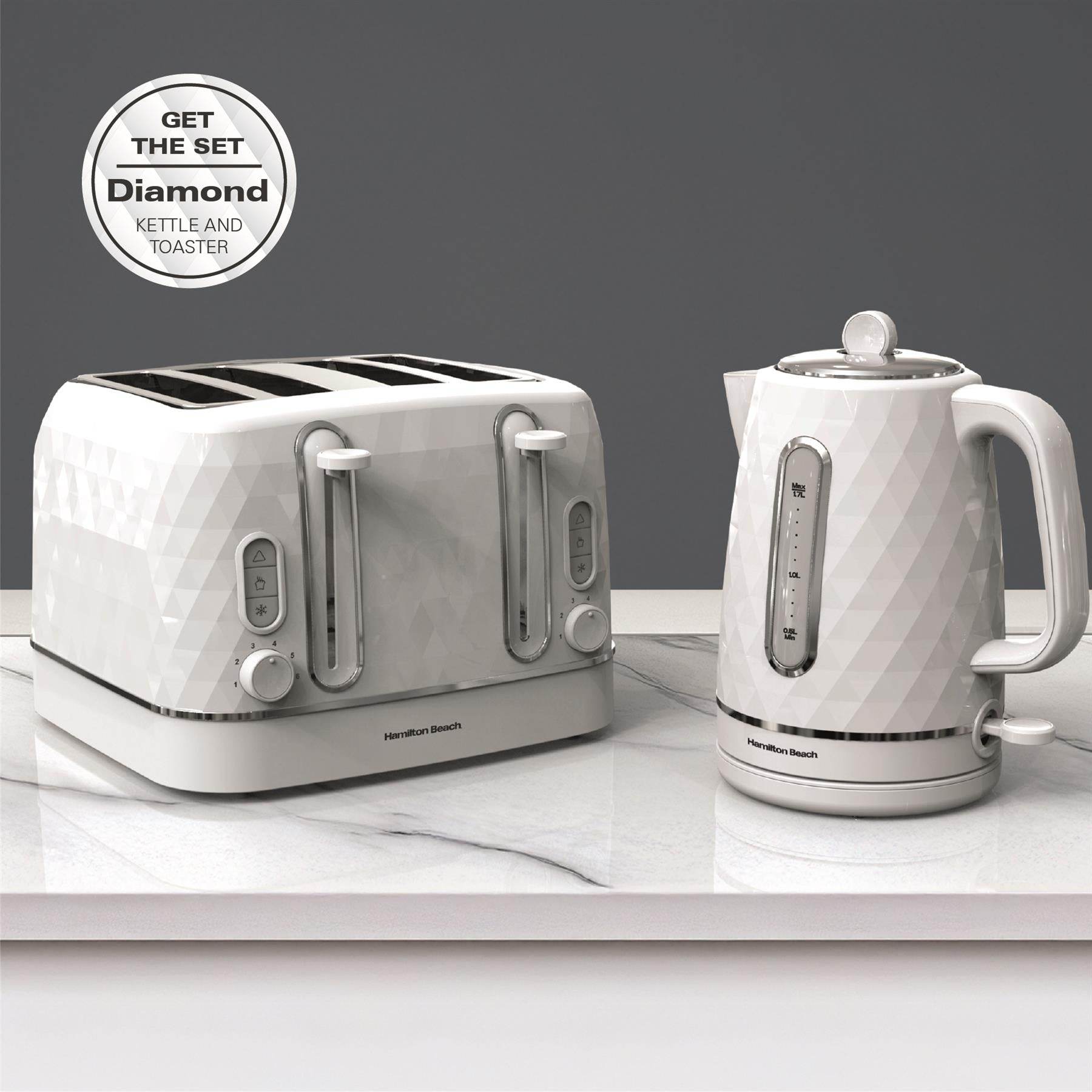 Hamilton Beach Diamond Textured 4 Slice Toasters - Hamilton Beach UK