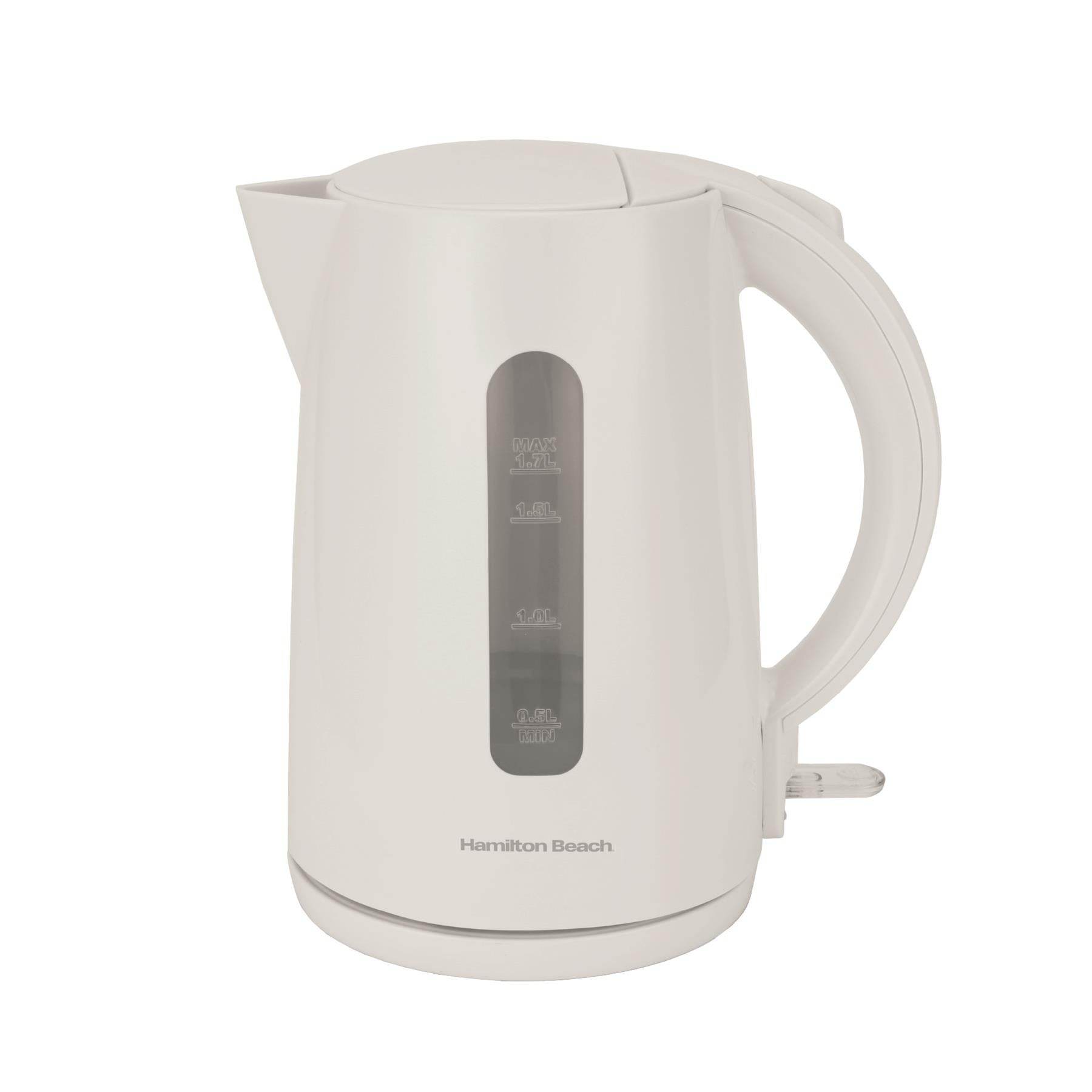 Hamilton Beach Essentials 1.7L Rapid Boil Kettle - White - Hamilton Beach UK