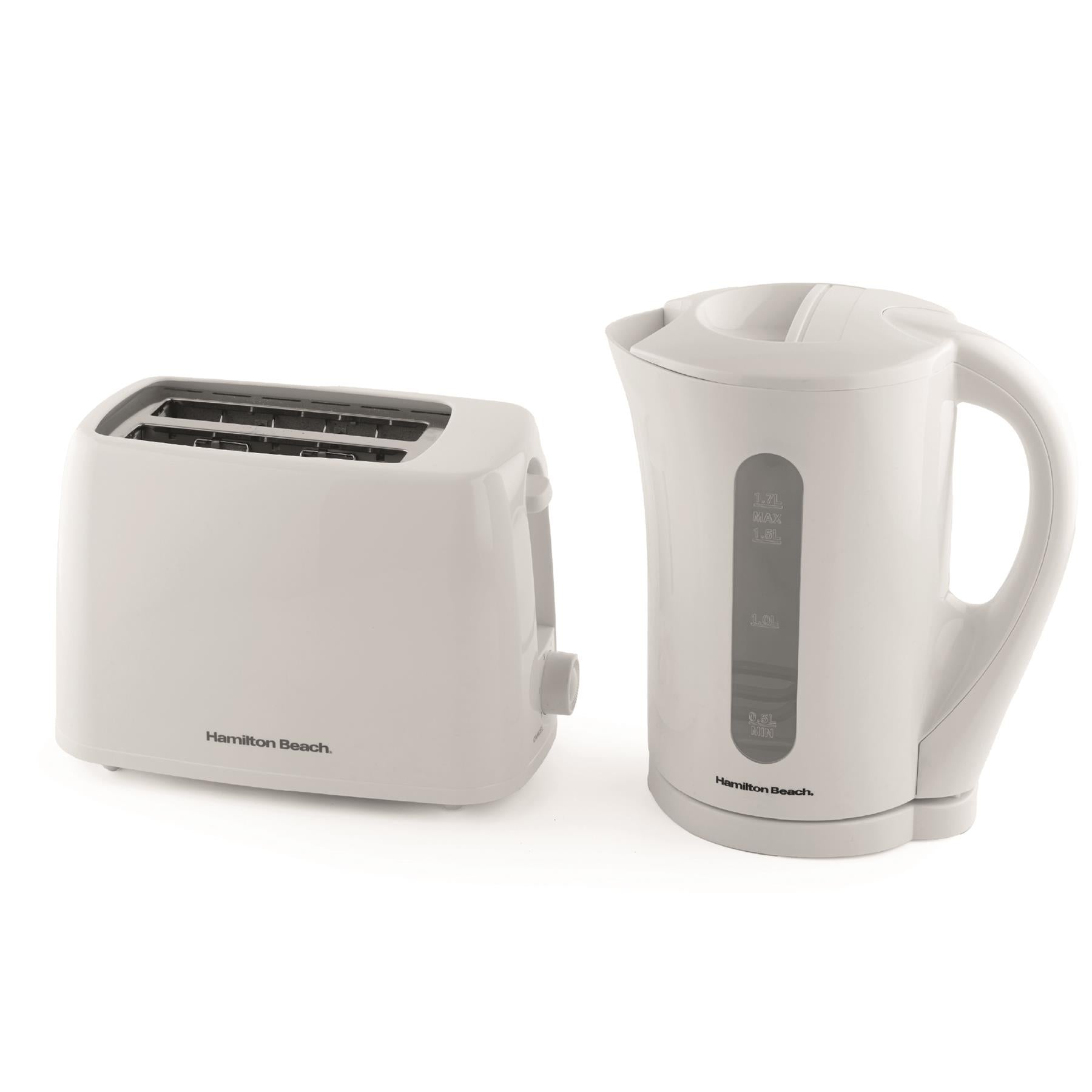 Hamilton Beach Essentials Kettle & 2 Slice Toaster Set
