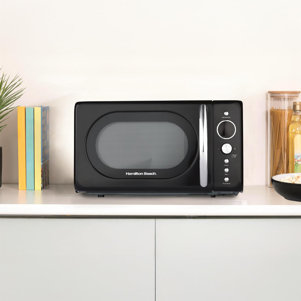 Hamilton Beach 20L Retro Black Microwave