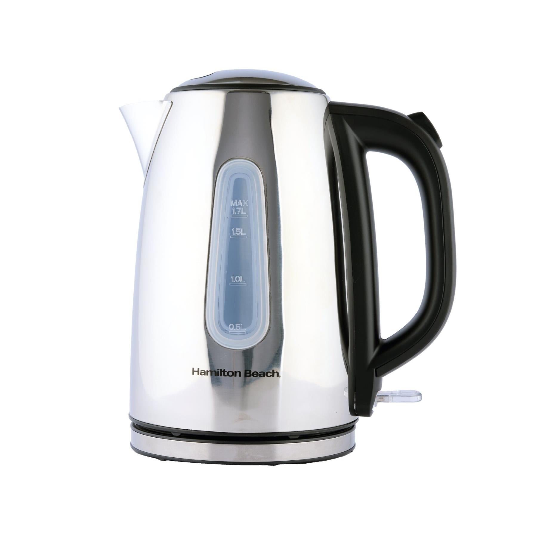 Hamilton Beach Rise 1.7L Polished Stainless Steel Kettle