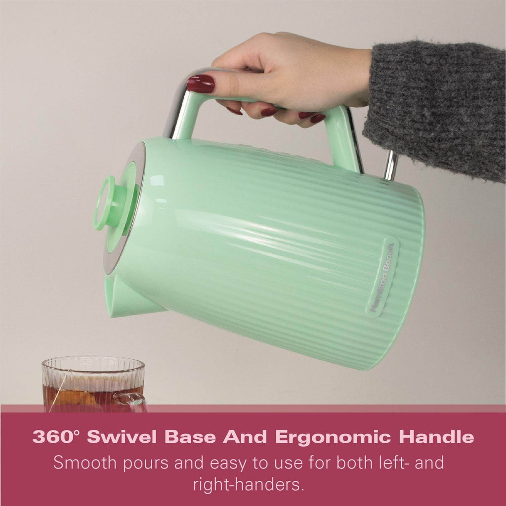 Hamilton Beach Miami 1.7L Kettle Mojito Mint - Hamilton Beach UK