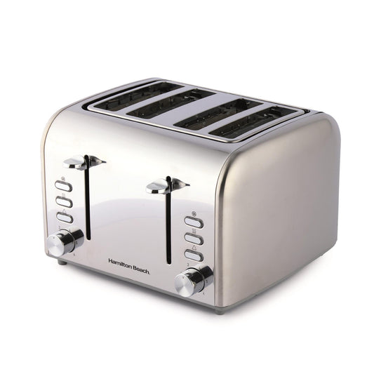 Hamilton Beach Rise 4 Slice Brushed & Polished Stainless Steel Toaster