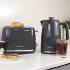 Hamilton Beach Miami 1.7L Kettle Charcoal Grey - Hamilton Beach UK