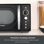 Hamilton Beach 20L Retro Black Microwave