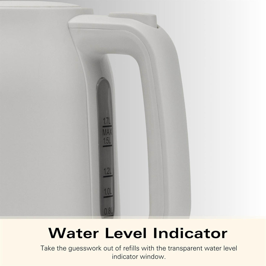 Hamilton Beach Ella 1.7L Kettle - Matte White - Hamilton Beach UK