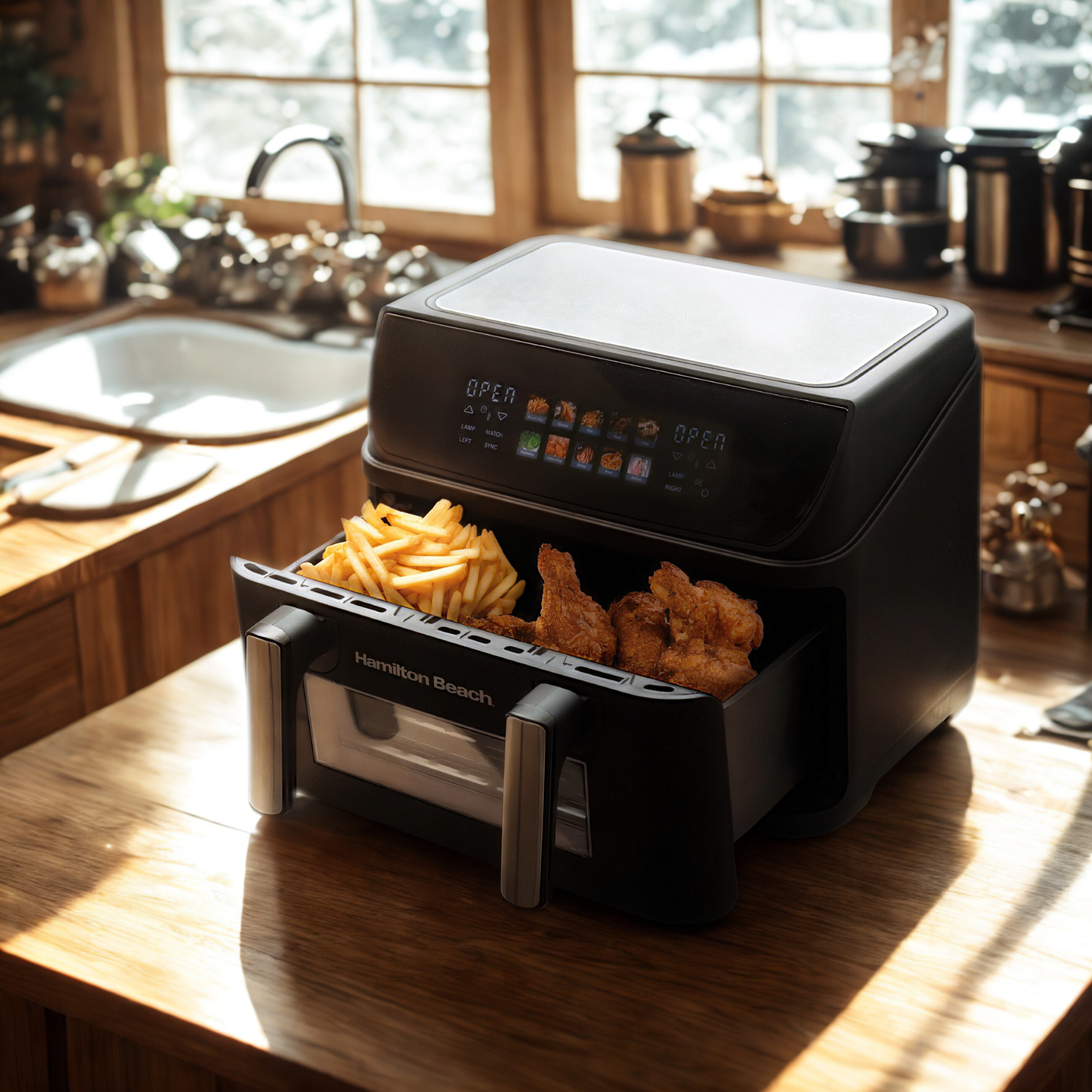 Hamilton Beach FlexiZone 10L Dual Air Fryer