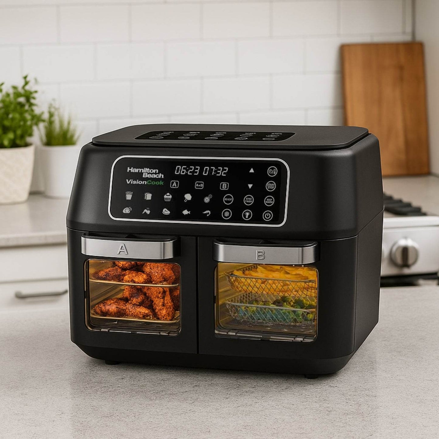 Hamilton Beach VisionCook 11L Digital Dual Air Fryer Oven