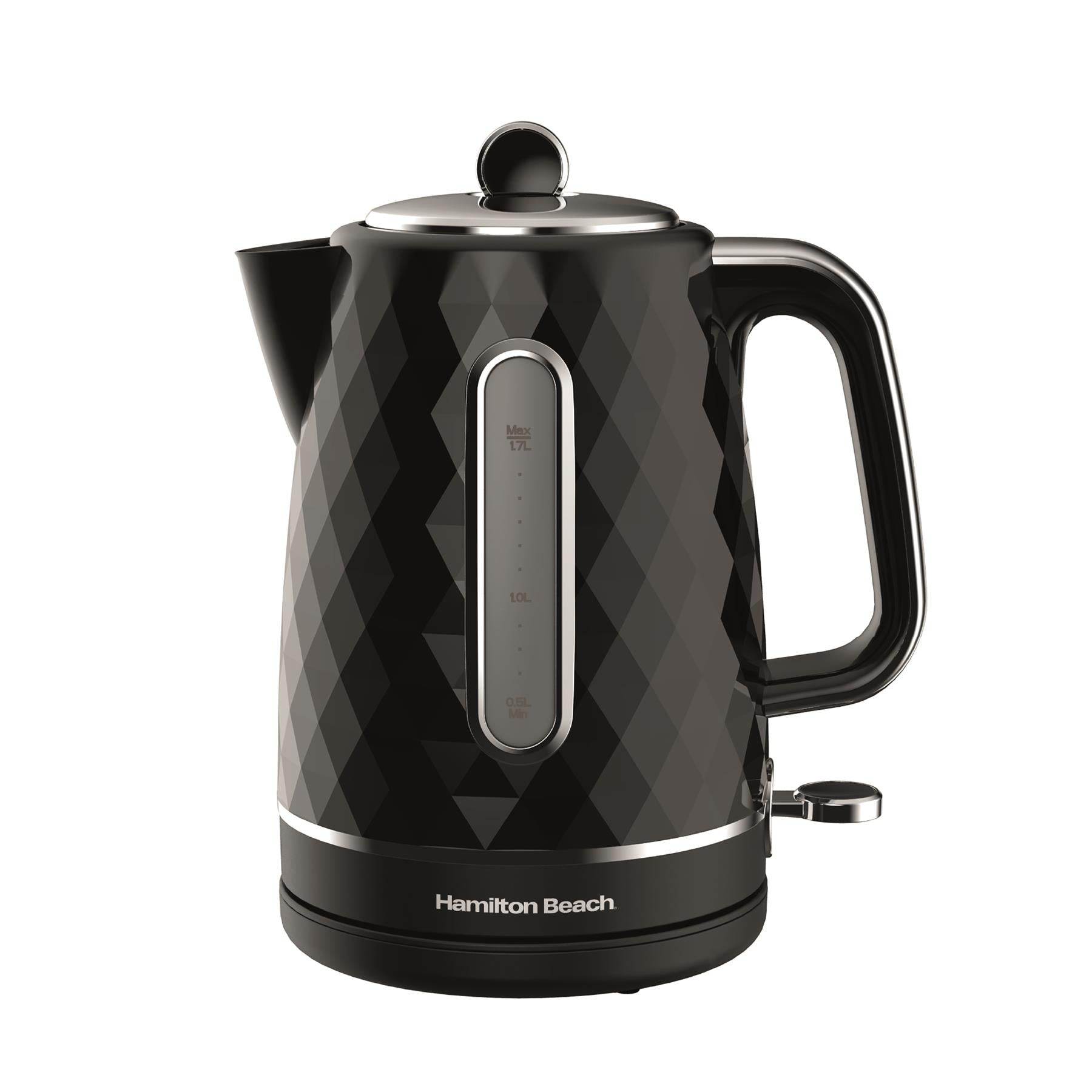 Hamilton Beach Diamond 1.7L Kettle - Black - Hamilton Beach UK