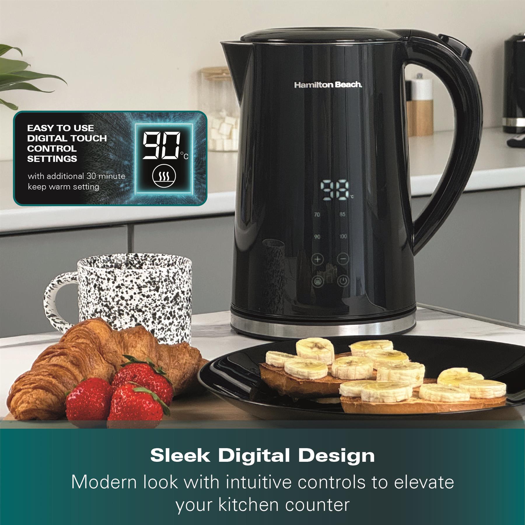 Hamilton Beach FlexiControl 1.7L Digital Control Variable Temperature Kettle