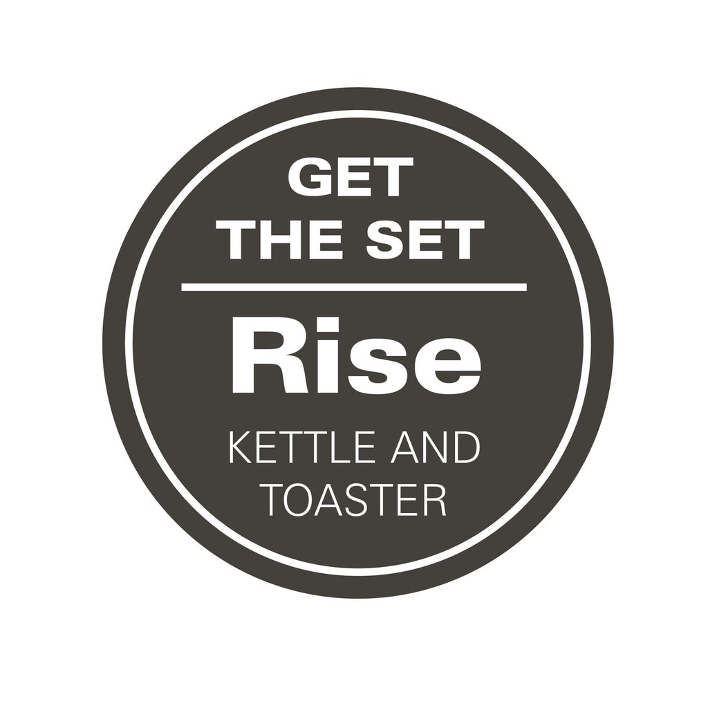 Rise Kettle & 2 Slice Toaster Set - Brushed