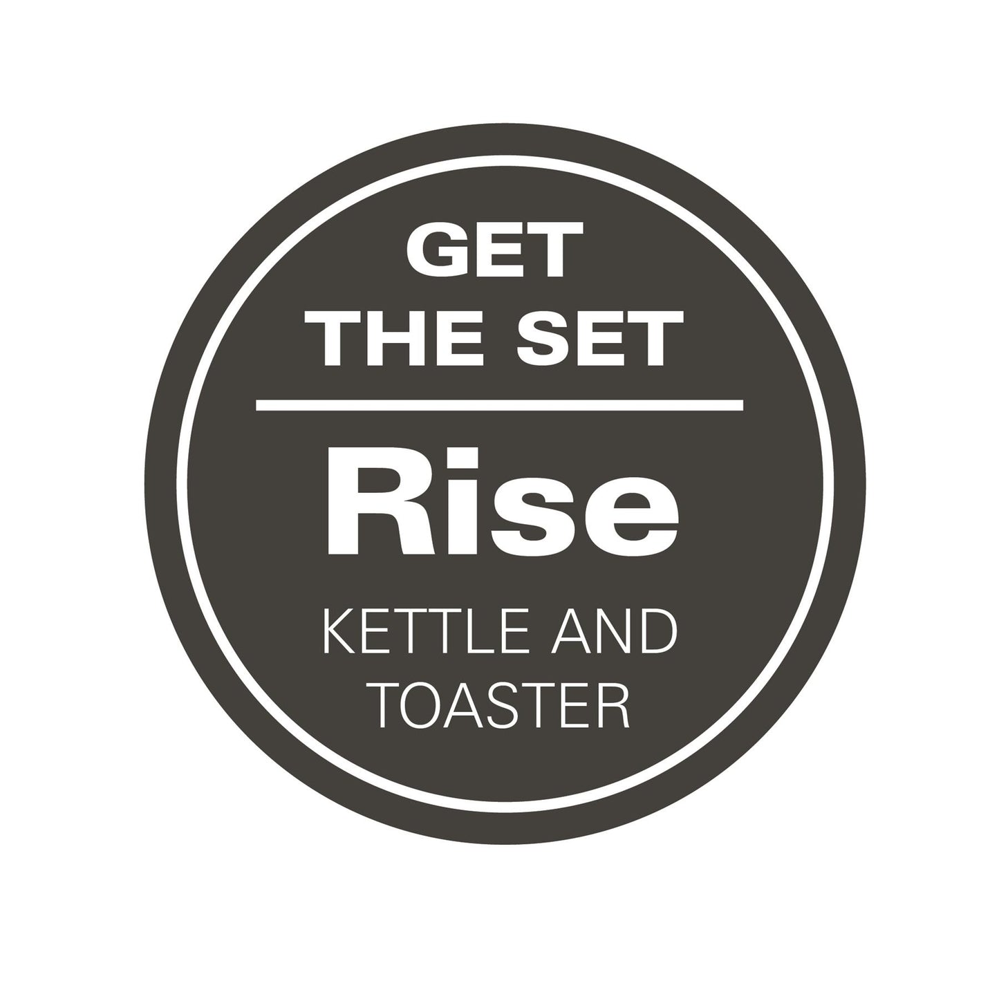 Hamilton Beach Rise Kettle & 2 Slice Toaster Set - Brushed