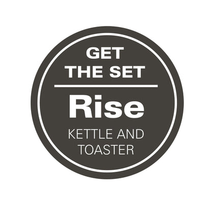 Hamilton Beach Rise Kettle & 2 Slice Toaster Set - Brushed
