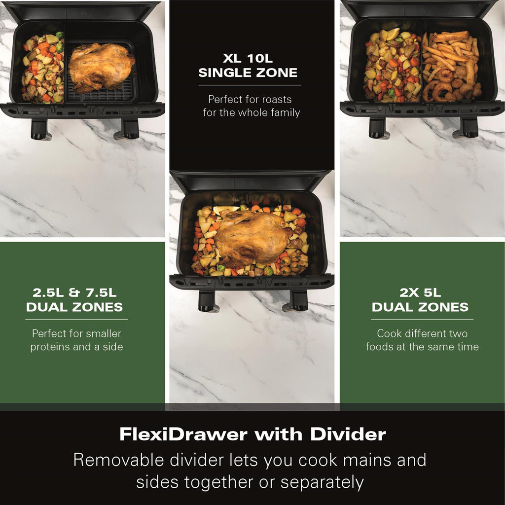 Hamilton Beach FlexiZone 10L Dual Air Fryer