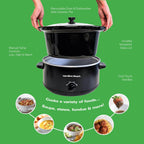 Hamilton Beach The Comfort Cook 3.5L Slow Cooker - Black - Hamilton Beach UK