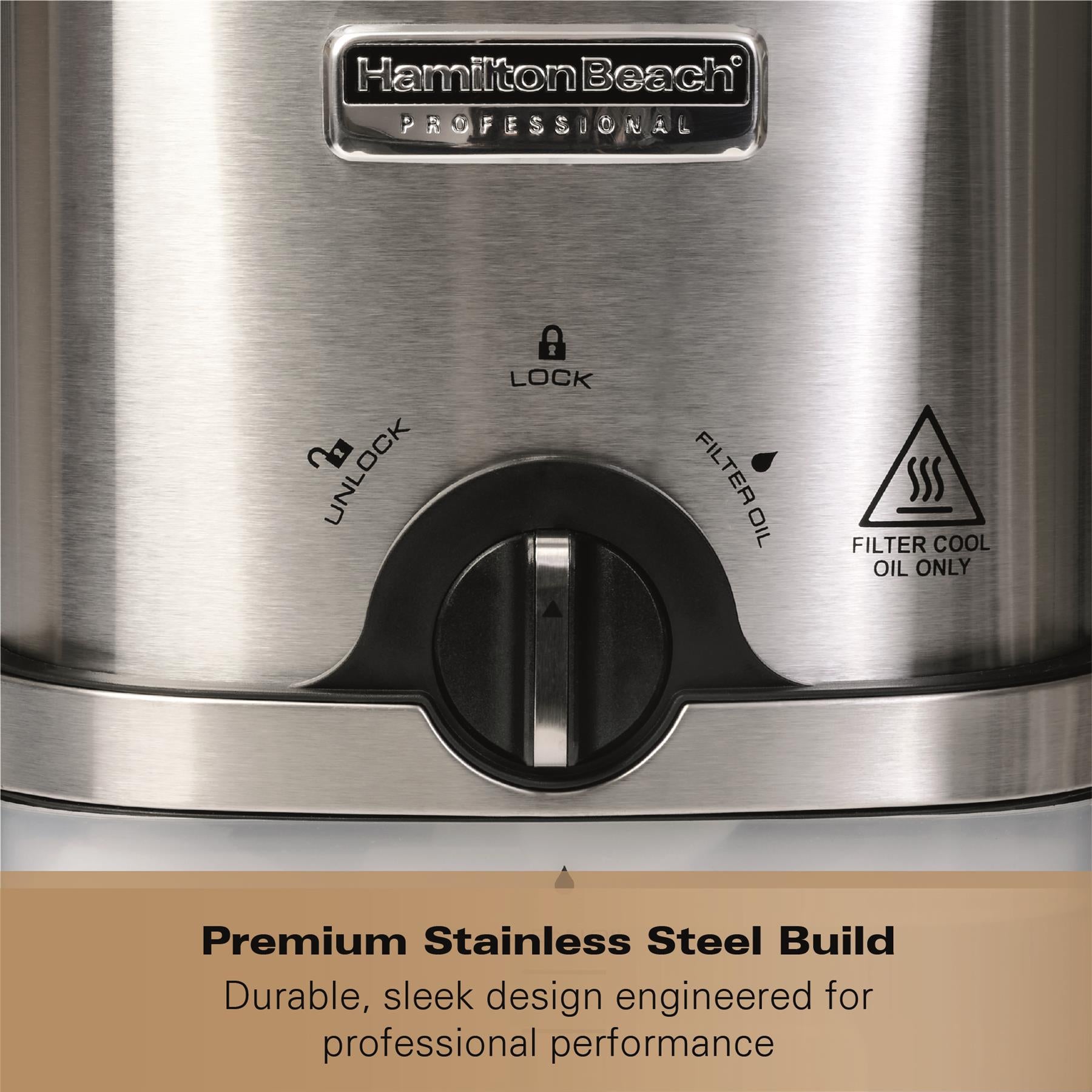 Hamilton Beach Professional PureFry 3L Deep Fat Fryer
