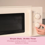 Hamilton Beach Miami Manual 800W Microwave - Sand