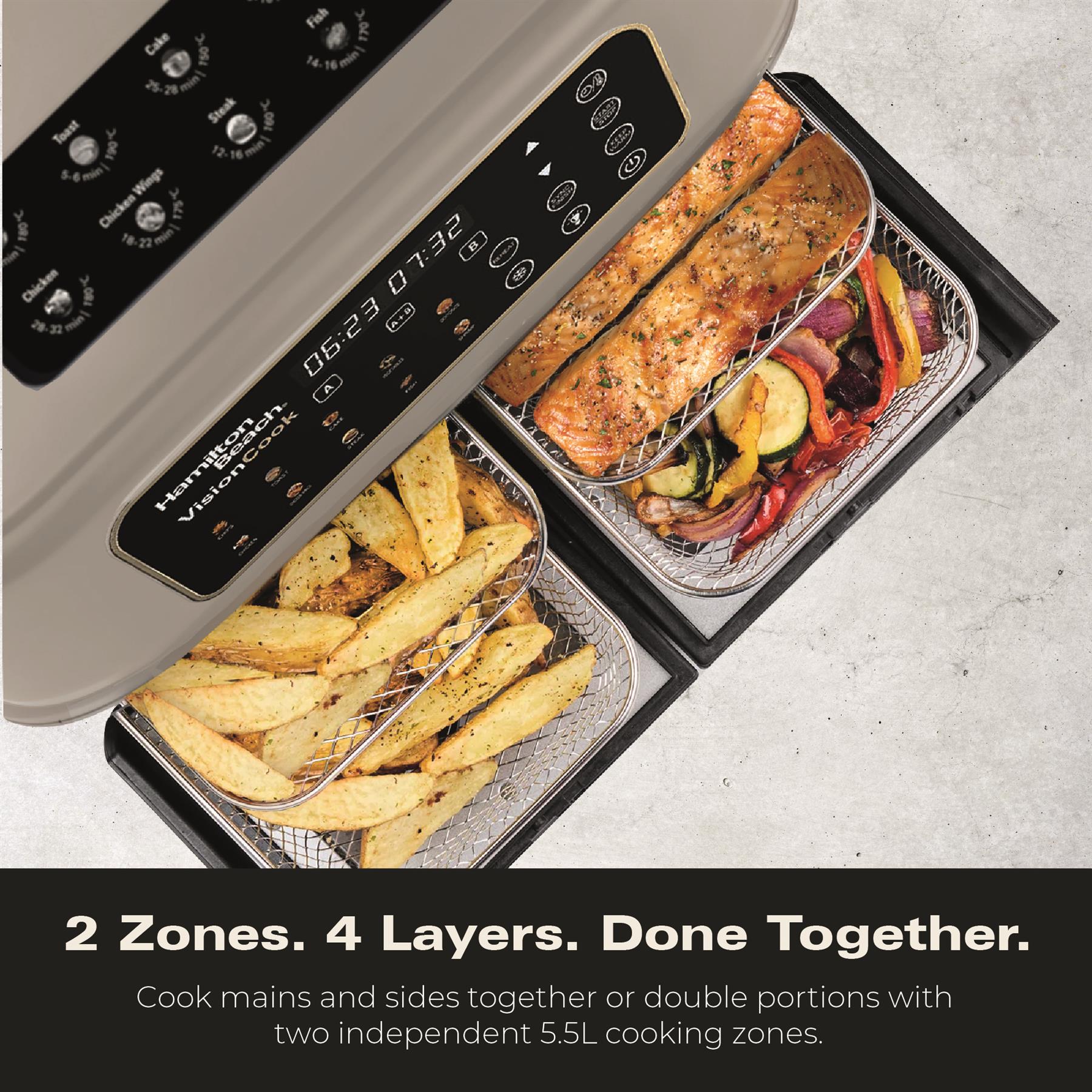 Hamilton Beach VisionCook 11L Dual Air Fryer Oven